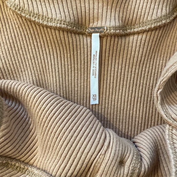 Free People Ribbed Button Down Tank - Picture 2 of 3